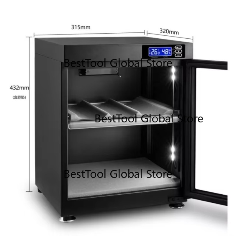 Camera Dry Cabinet - 35L ANDBON ESD ドライキャビネット、PCB カメラレンズ電子チップ用帯電防止湿度ドライボックス