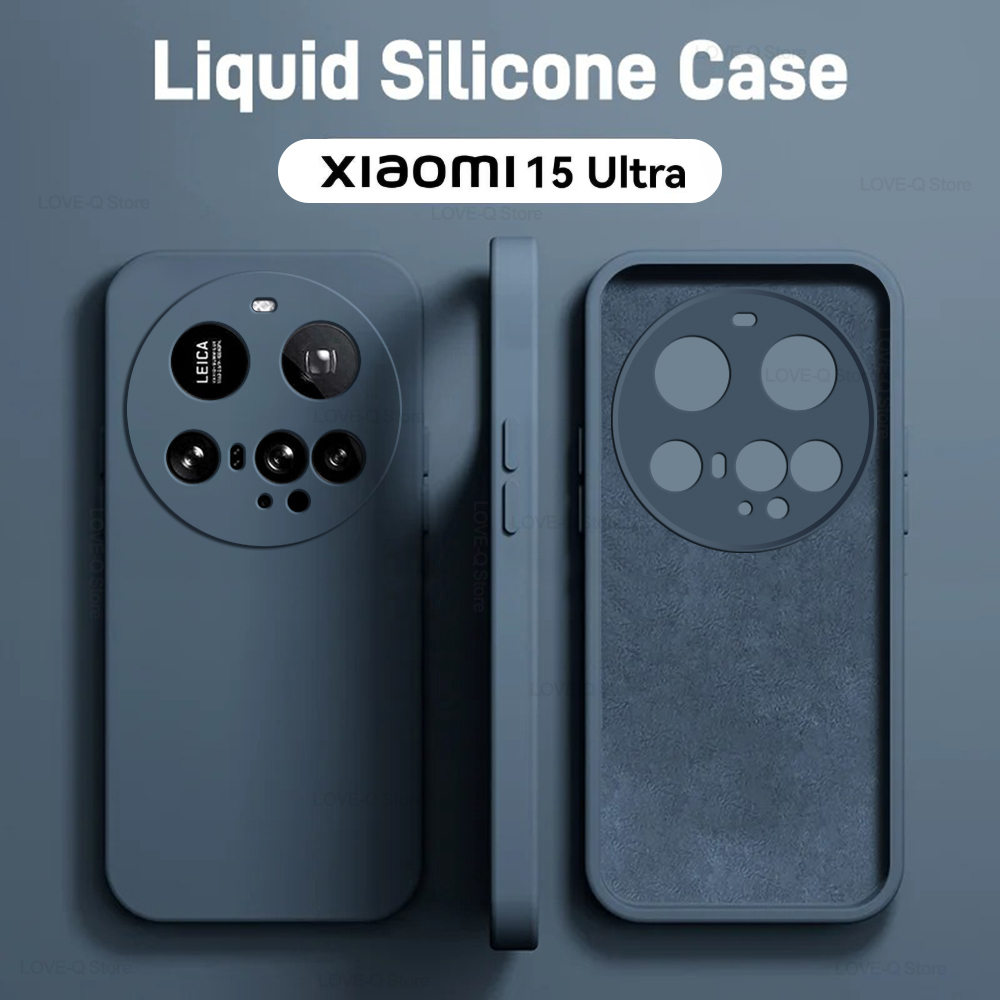 Photography Xiaomi 15 - シャオ mi 15 ウルトラケース液体シリコーンカメラレンズプロテクター電話ケースシャオ mi mi