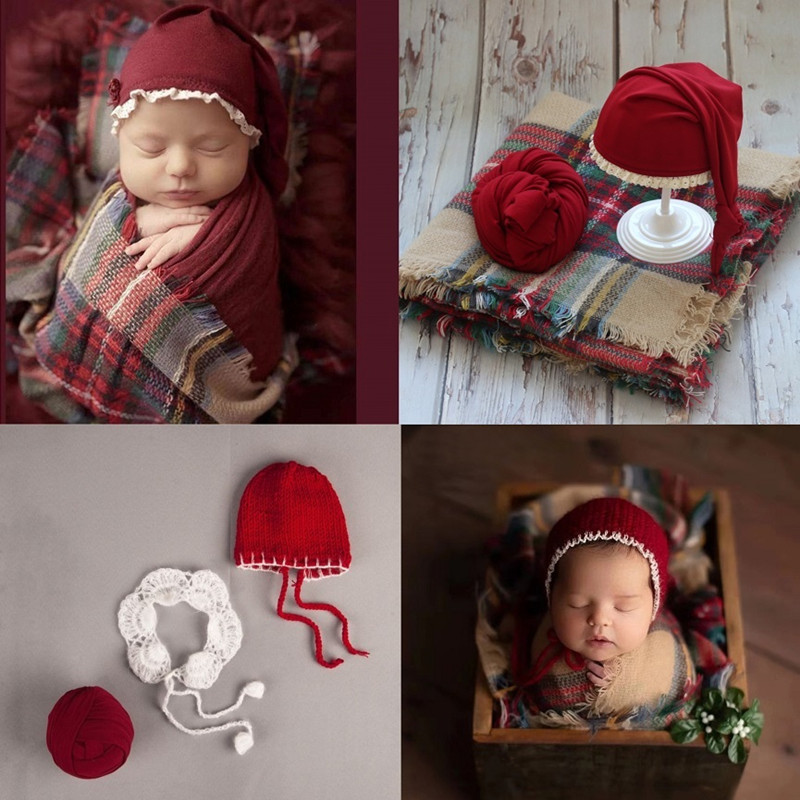 Photography Life - 新生児の写真アクセサリー,赤ちゃんのクリスマス帽子,写真毛布,写真スタジオの撮影アクセサリー
