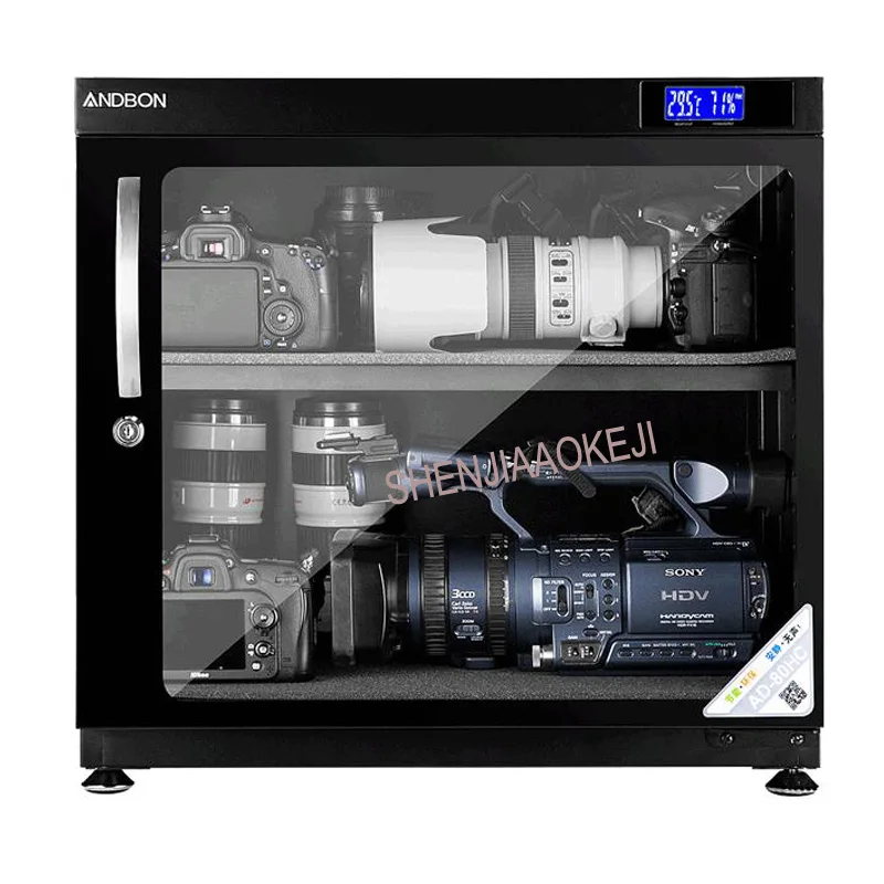 Camera Dry Cabinet - 80L 電子防湿ボックス LED 乾燥オーブン AD-80HC 一眼レフ収納レンズ防湿カメラ乾燥収納キャビネット