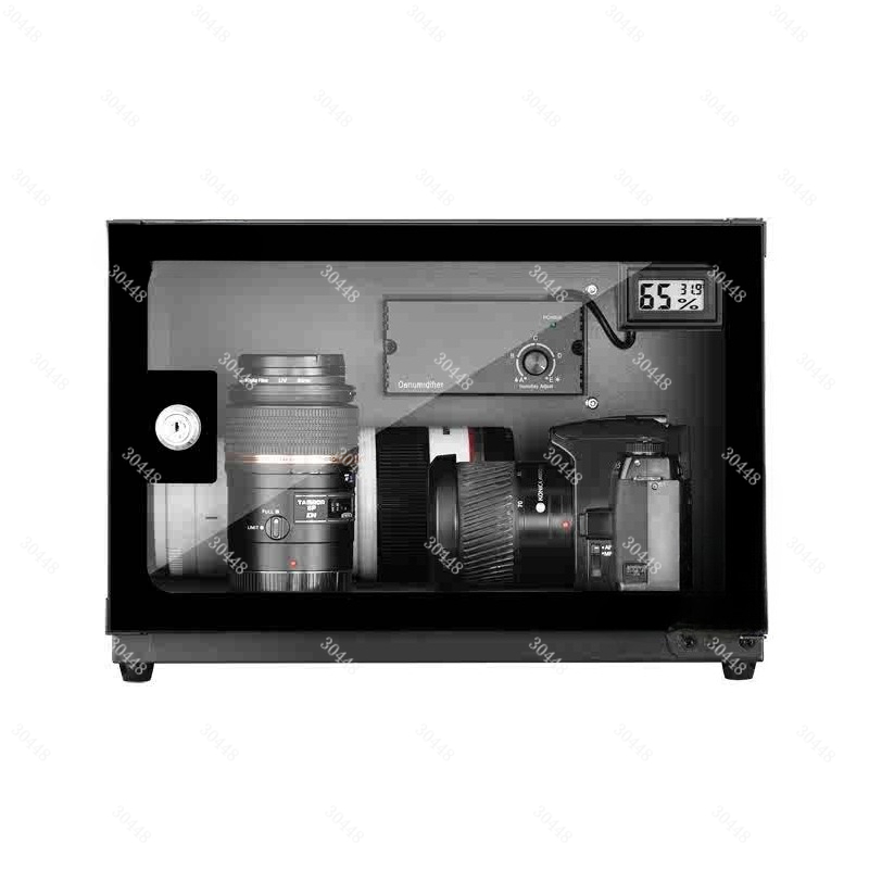 Camera Dry Cabinet - 電子ドライキャビネット 20L-250L 除湿機ボックス防湿保管用デジタル一眼レフカメラレンズ茶スタンプ LED ディスプレイサイレント