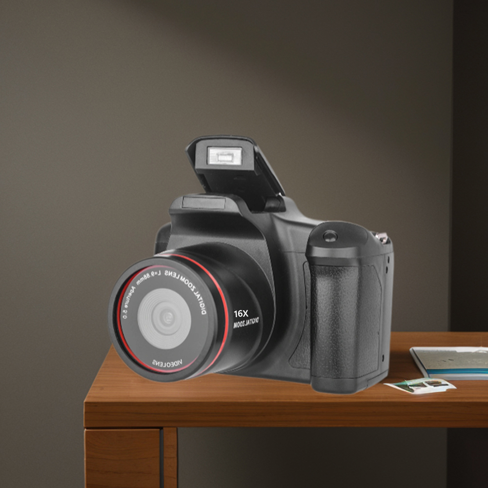 Photography Word - 1080P 16MP デジタルカメラ、2.4インチLCDスクリーン搭載、写真撮影とビデオ撮影用のVlogカメラ