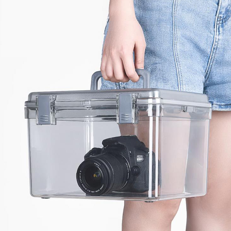 Camera Dry Cabinet - 耐衝撃・防湿ケース、乾燥防湿保管シールボックス、デジタルカメラとレンズ用電子防湿カード