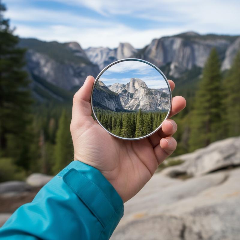 Photography Solo - インポータブル旅行ハンドヘルド自撮りミラーソロ旅行反射凸面鏡写真撮影用小道具旅行アクセサリー