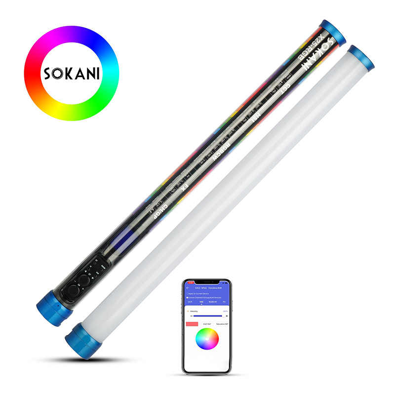 Sokani-RGB LEDビデオライトワンドスティック,バ - Photography Treatment のレビューと価格