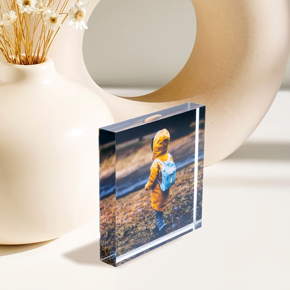 パーソナライズされた3Dアクリルフォトブロック - カスタム - Photography Exhibition のレビューと価格