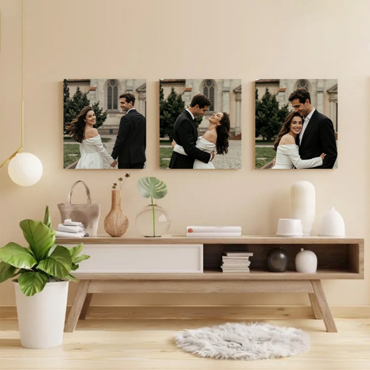 カスタム写真キャンバスプリント3枚セット — パーソナライズ - Photography Poster のレビューと価格
