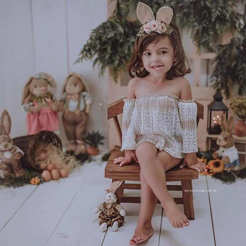 女の赤ちゃん服ストラップレスフラワーレースドレス新生児の写真 - Photography Word のレビューと価格