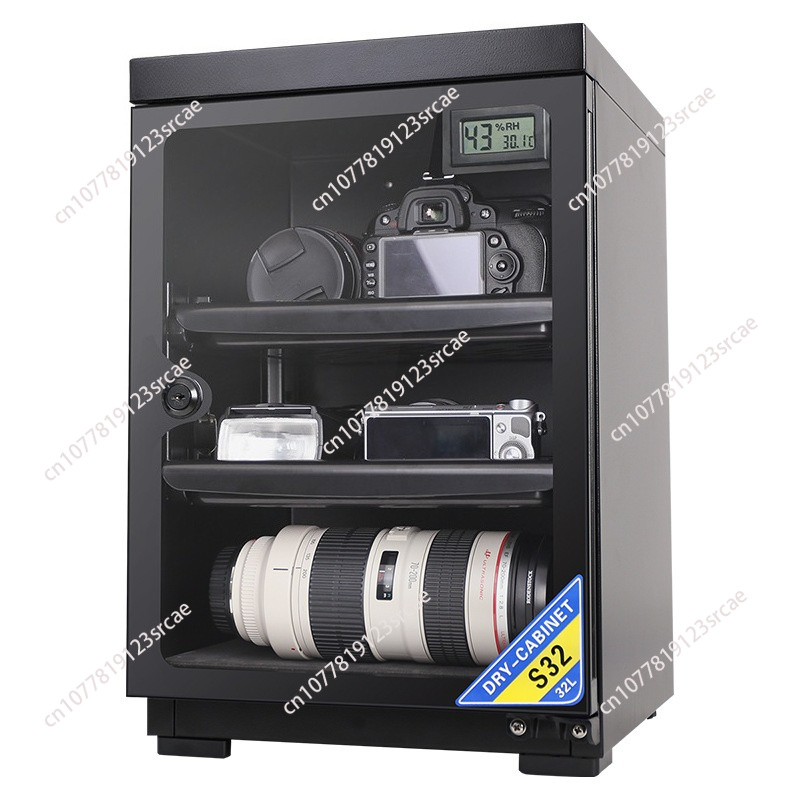 カメラ機材用電子乾燥キャビネット - レンズと機材用の湿度計 - Camera Dry Cabinet のレビューと価格