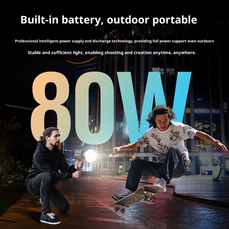 ZGRL80 80W COB LEDビデオライト ハンドヘル - Photography Treatment のレビューと価格