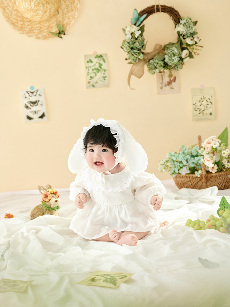 牧歌的なスタイルの女の赤ちゃんの写真撮影用衣装、スタジオ用の - Photography Of The Year のレビューと価格