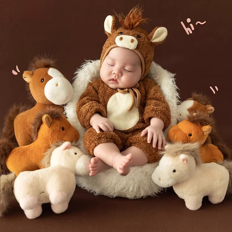 新生児写真撮影小道具 かわいい 2026 馬年 ブラウンテー - Photography Of The Year のレビューと価格