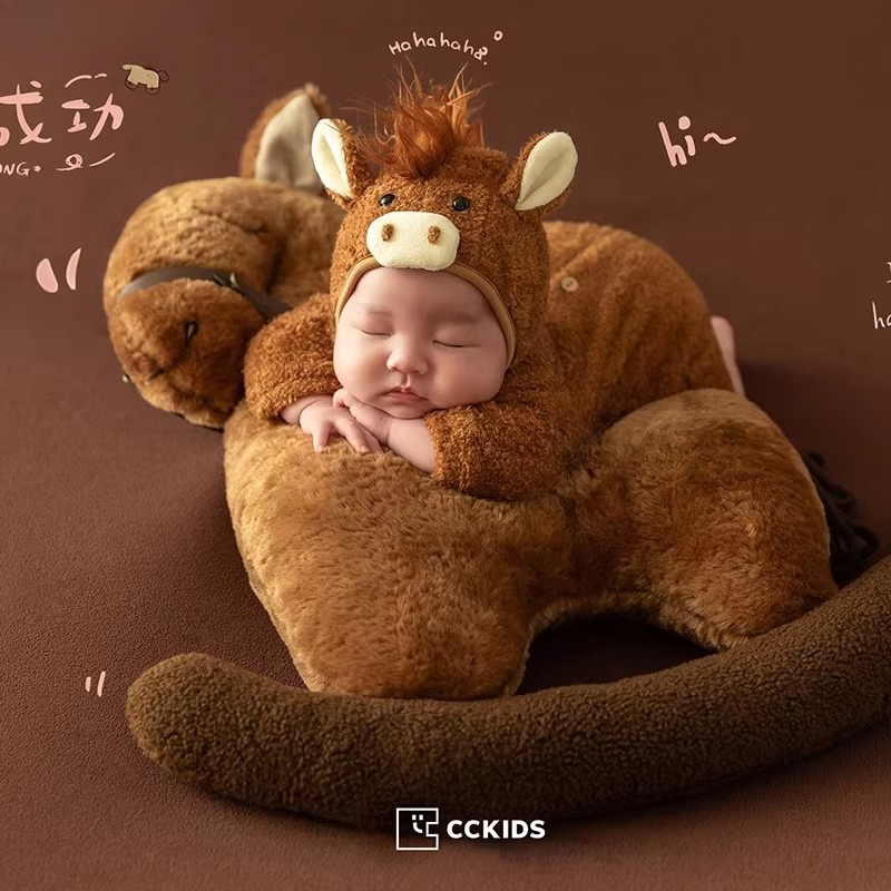 新生児写真撮影小道具 かわいい 2026 馬年 ブラウンテー - Photography Of The Year のレビューと価格