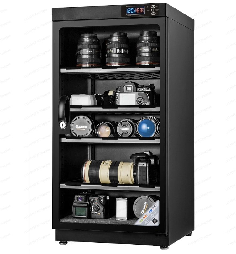 カメラ機材用電子乾燥キャビネット - レンズと機材用の湿度計 - Camera Dry Cabinet のレビューと価格