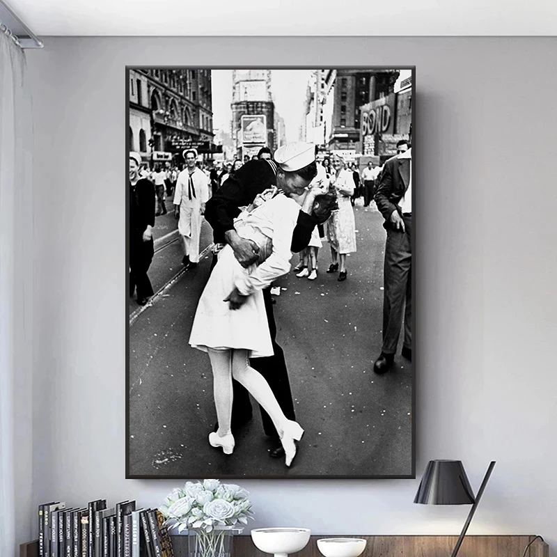 クラシックな白黒写真ポスターキャンバス絵画ヴィンテージスケー - Photography Poster のレビューと価格