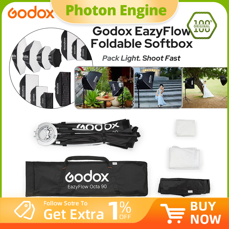 Godox EazyFlowシリーズ折りたたみ式ソフトボック - Photography Treatment のレビューと価格